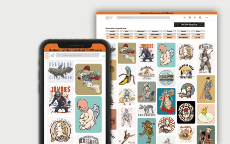 ai illustrator file イラスト素材販売サイト
