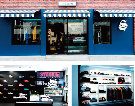 原宿セレクトショップSTADIUM 内装・外装