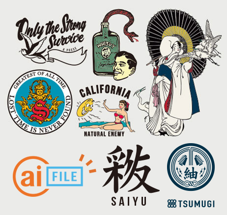 企業や団体のロゴ、イラスト制作