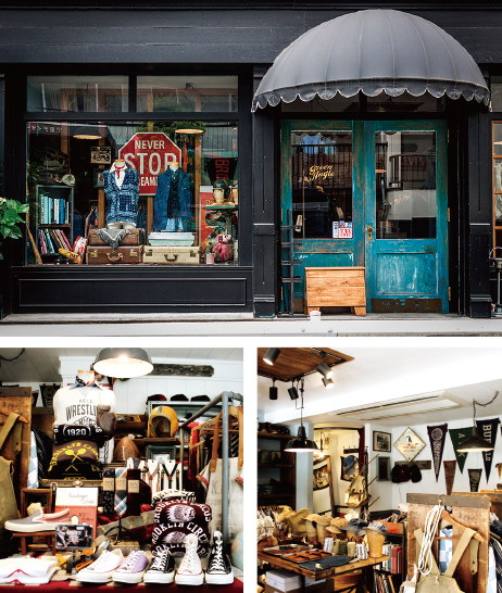 原宿セレクトショップGreen Angle 内装・外装